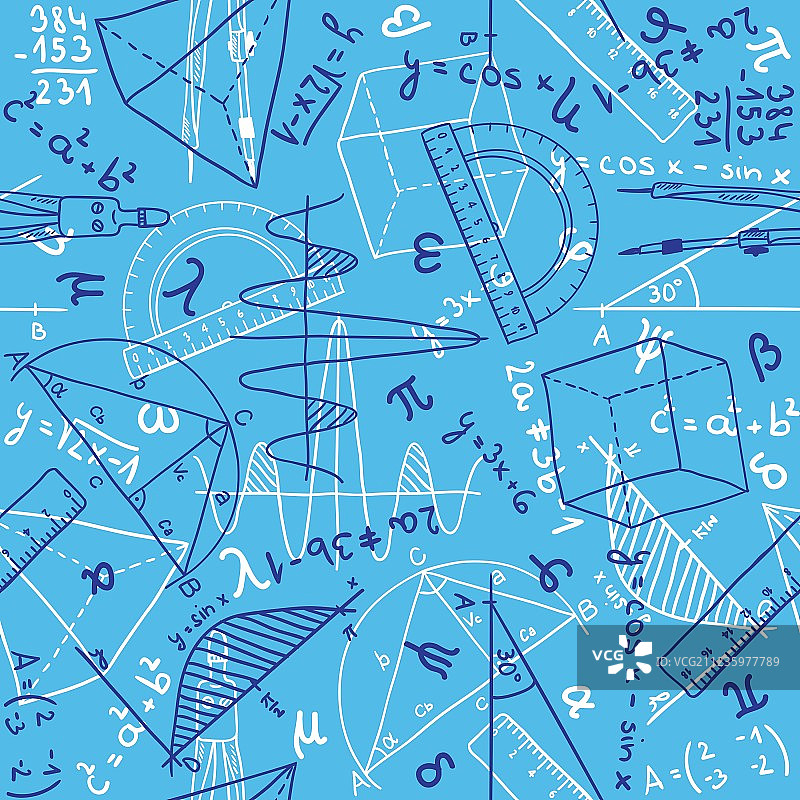 数学无缝图案图片素材