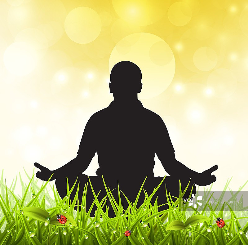 冥想图片素材