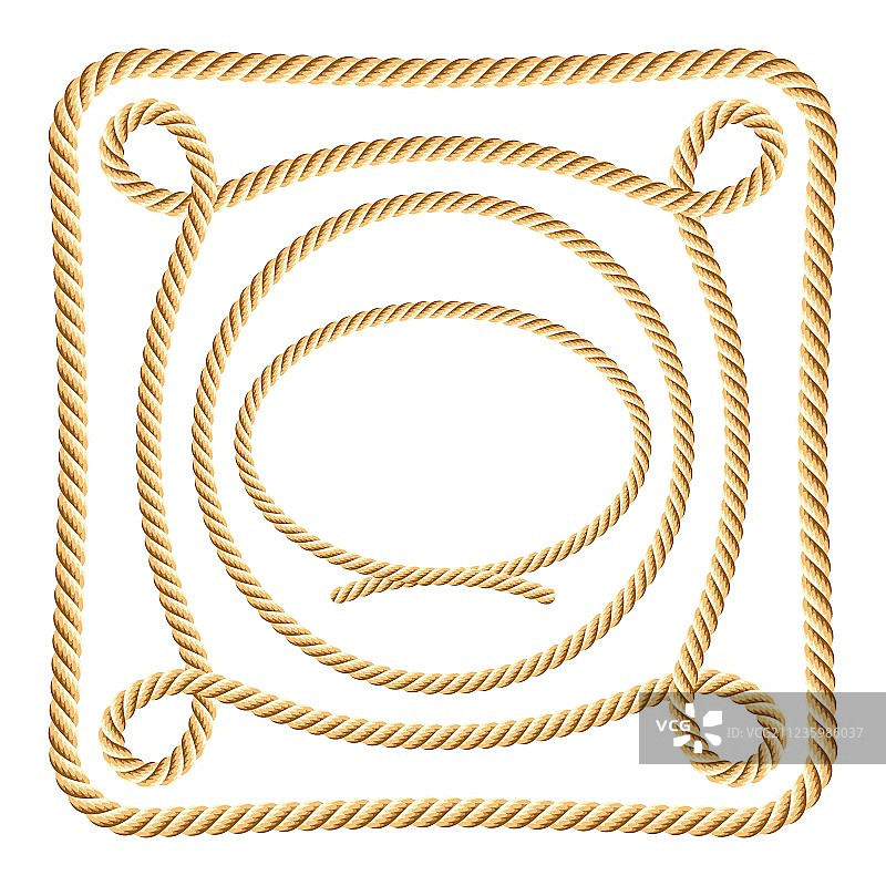绳索元素合集图片素材