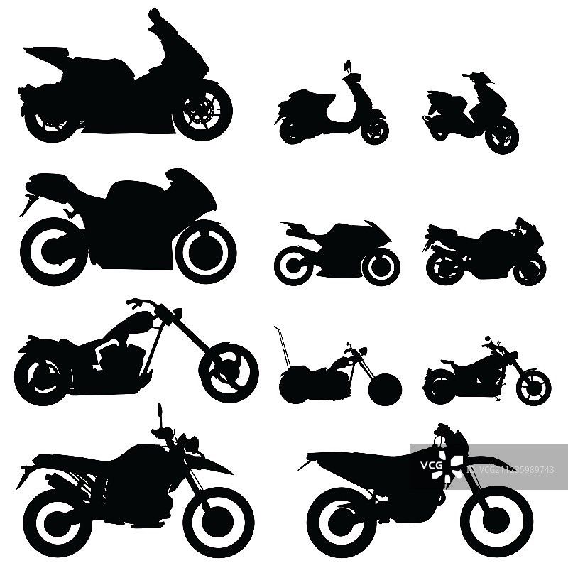 摩托车合集图片素材