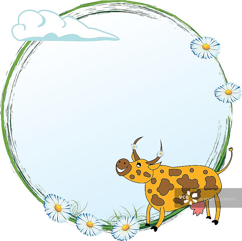 草地上的奶牛图片素材