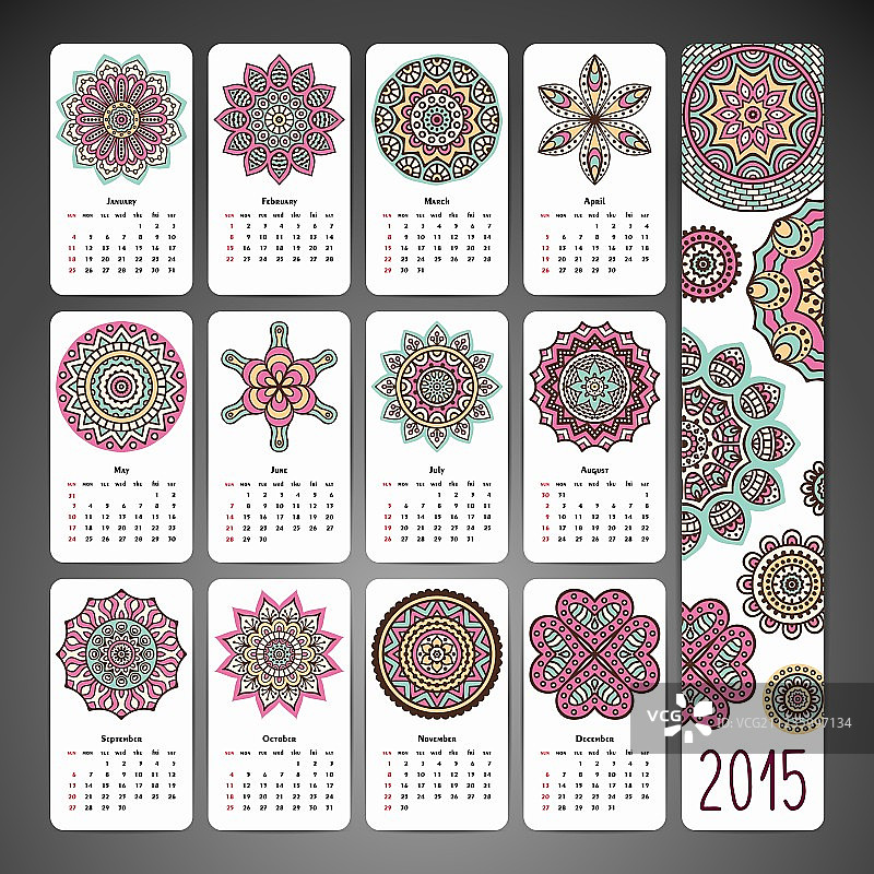 民族日历图片素材