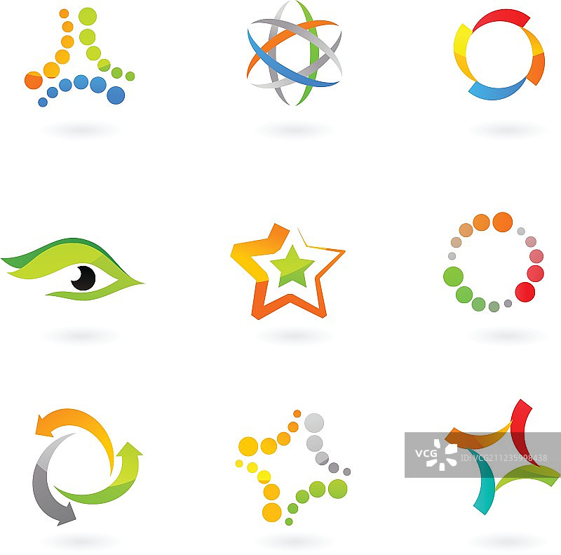 抽象图标和logo图片素材
