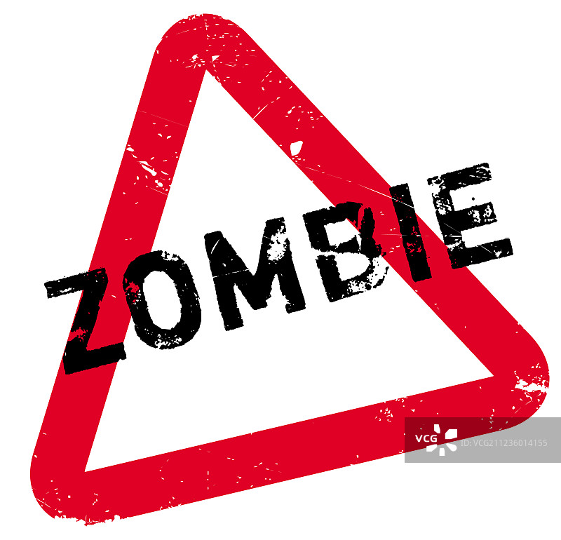 僵尸橡胶印章图片素材