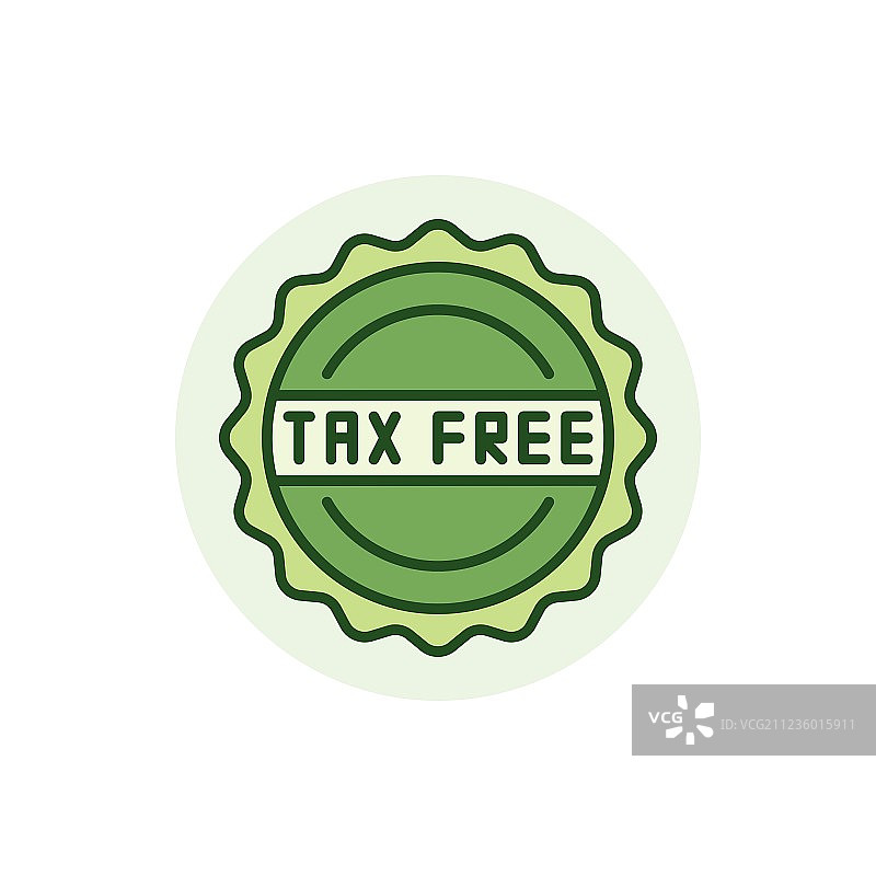 免税彩色图标图片素材