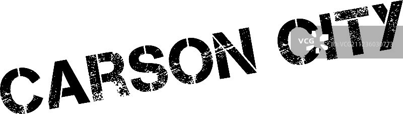 卡森城橡胶图章图片素材