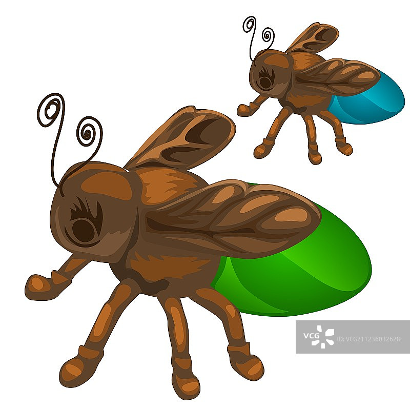 昆虫蜜蜂或苍蝇的青铜雕像图片素材