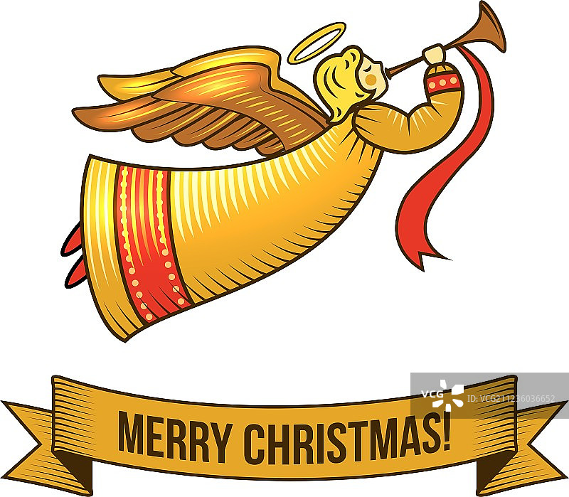 圣诞天使图标图片素材