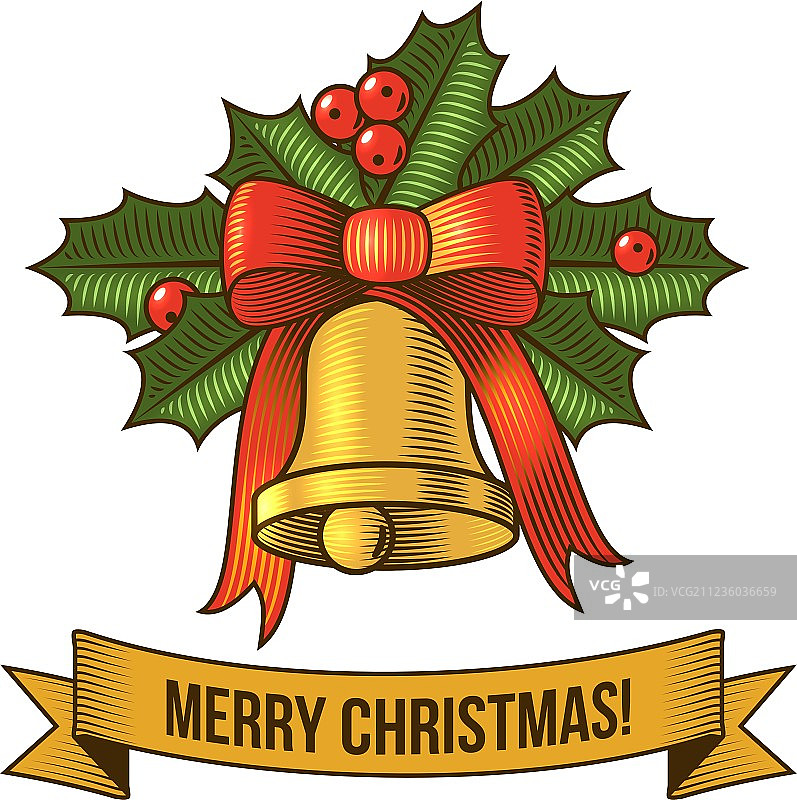 圣诞铃铛图标图片素材