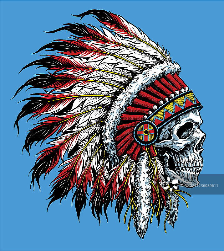 印度头骨图片素材