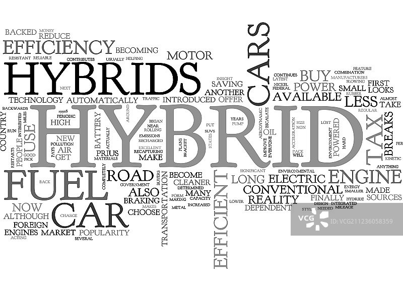 为何购买混合动力汽车图片素材