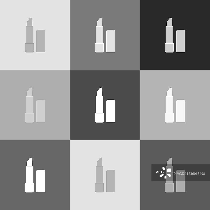 发油简易标志灰度版图片素材