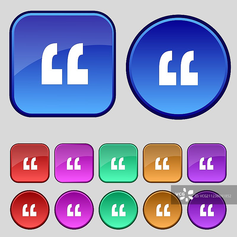 引号标志图标图片素材
