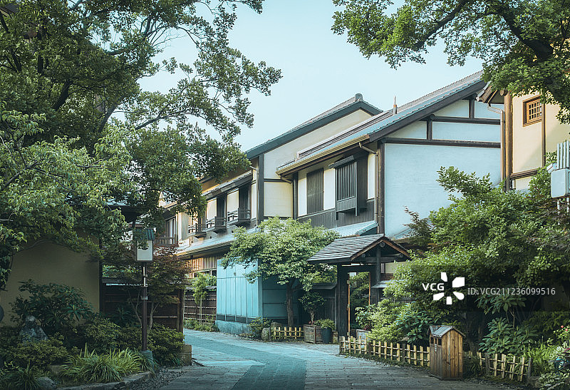 无锡拈花湾田园小镇建筑风光图片素材