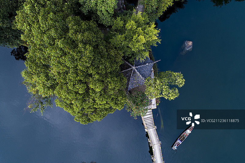 绍兴 东湖风景区 航拍图片素材