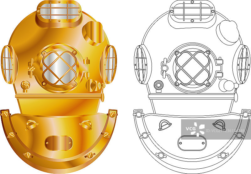 潜水头盔图片素材