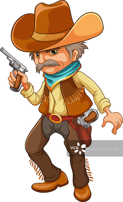 持枪的牛仔图片素材