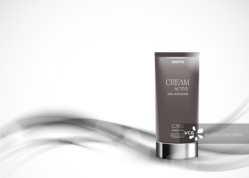 皮肤保湿化妆品广告模板图片素材