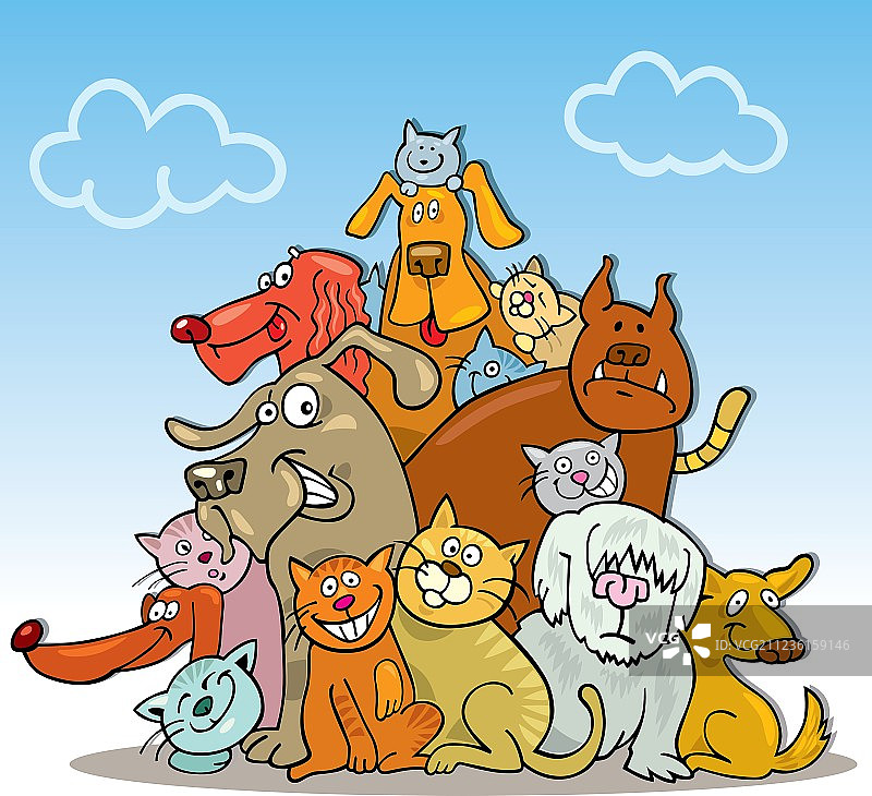 猫和狗图片素材