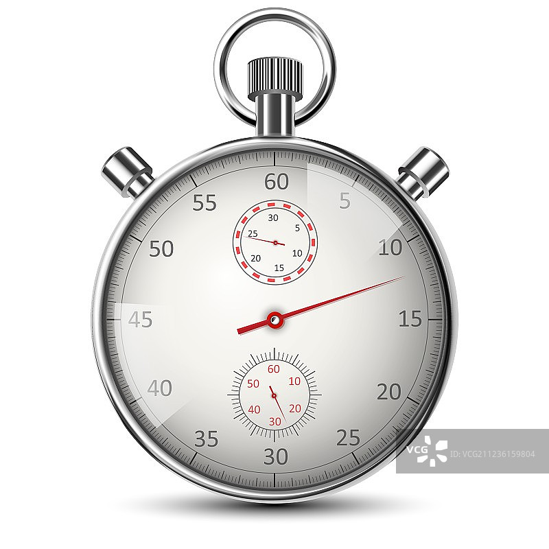 逼真的经典秒表图片素材