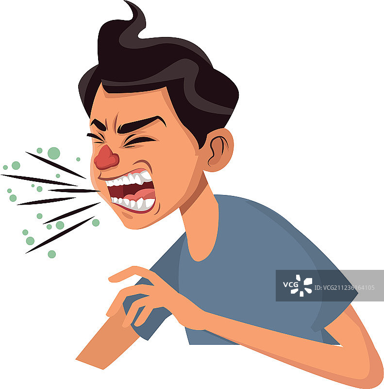 感冒咳嗽的病人图片素材