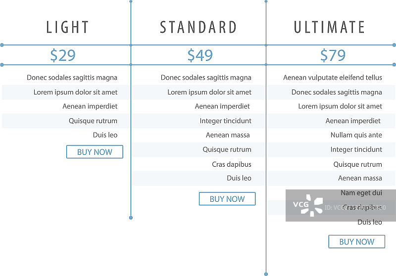 简约现代价格表模板图片素材