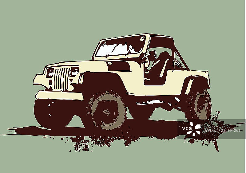 复古军用车辆图片素材