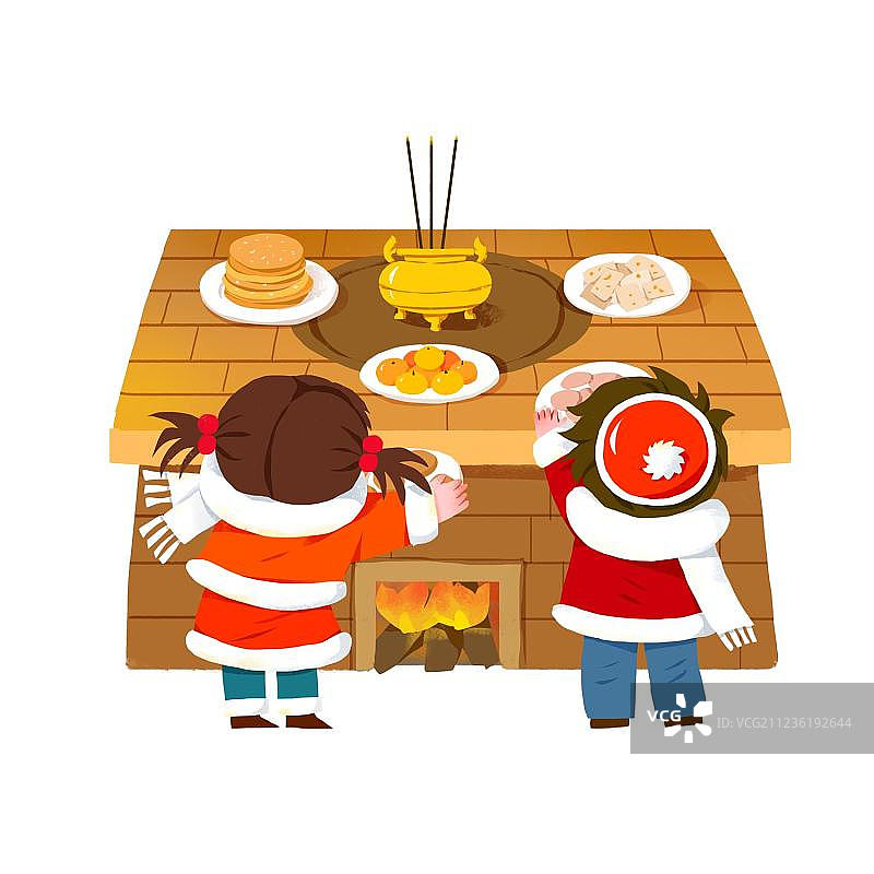 祭灶神图片素材