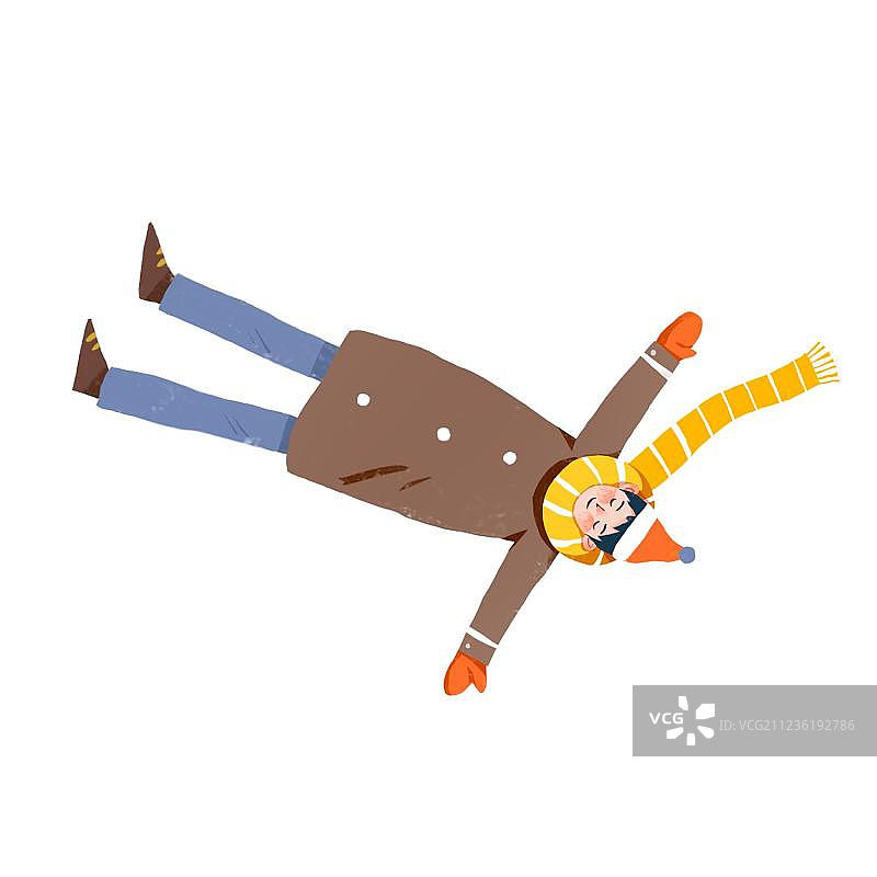 躺着的青年图片素材