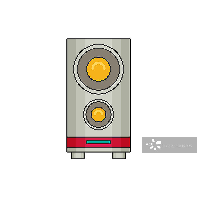 扁平扬声器图片素材