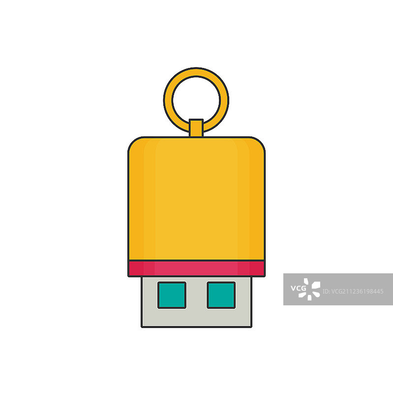 扁平风格U盘图片素材