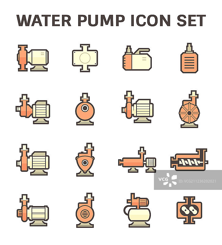 水泵图标图片素材