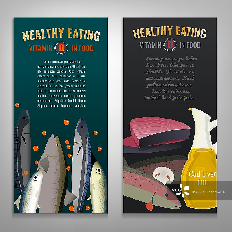 竖版banner套装图片素材