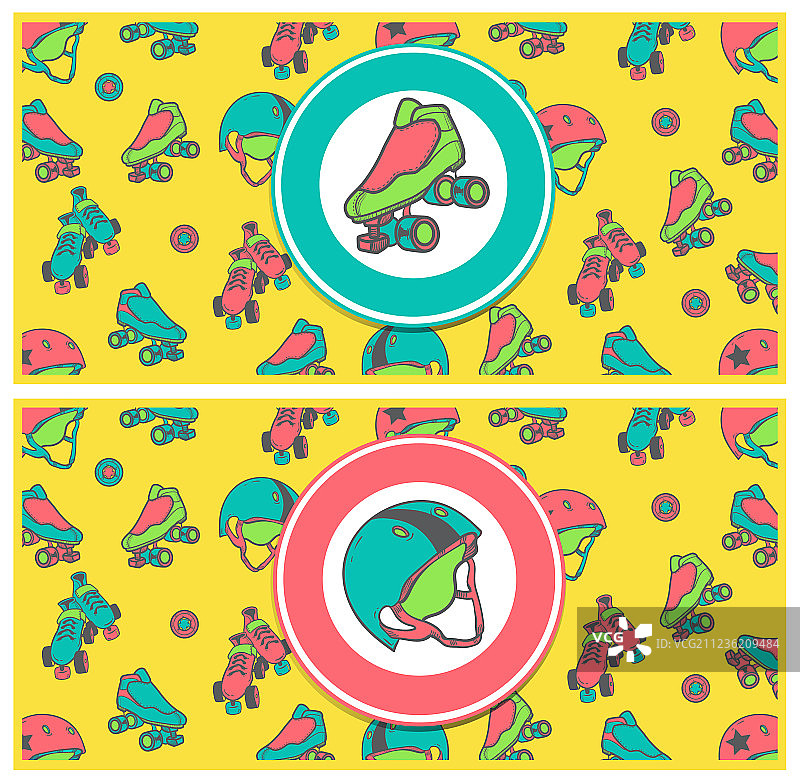 轮滑德比主题宣传单素材图片素材