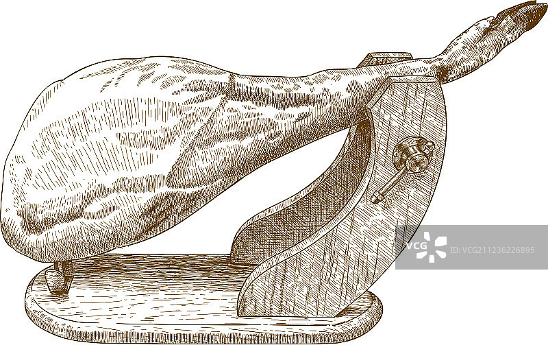 火腿雕刻图片素材