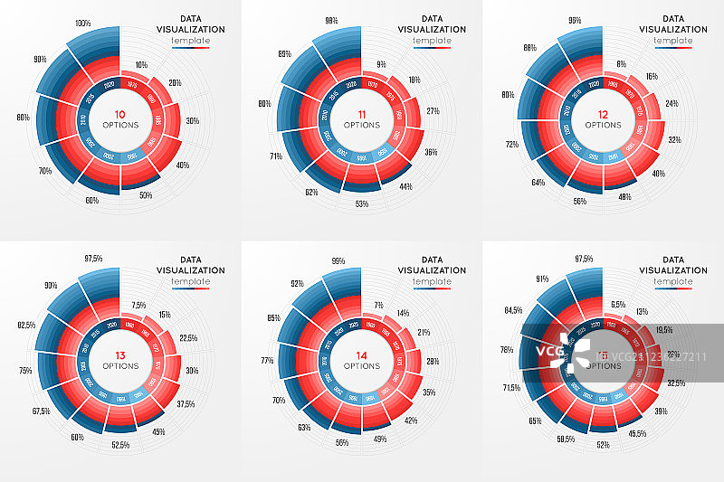 圆形图表信息图模板图片素材