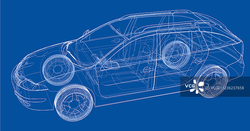 3D概念车渲染图片素材