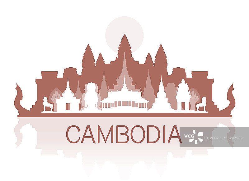 柬埔寨旅游地标图片素材