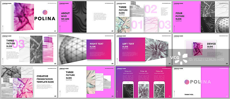 最小演示文稿设计作品集图片素材