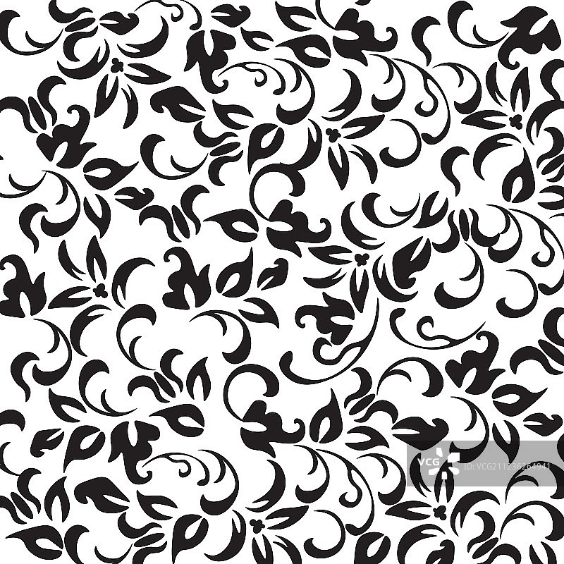 哥特式复古花卉图案图片素材