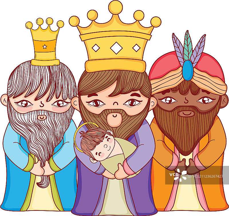 圣诞圣诞场景卡通图片素材