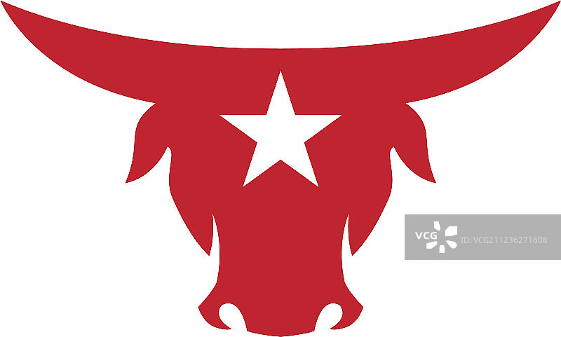 公牛金牛座标志模板图片素材