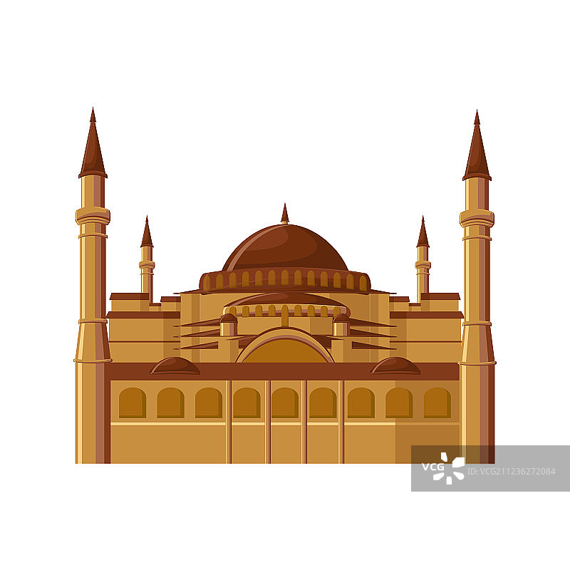 土耳其伊斯坦布尔圣索菲亚大教堂博物馆图片素材