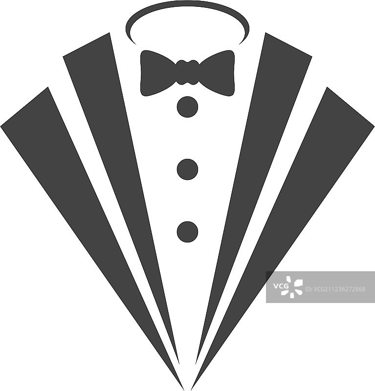 燕尾服Logo模板图标图片素材