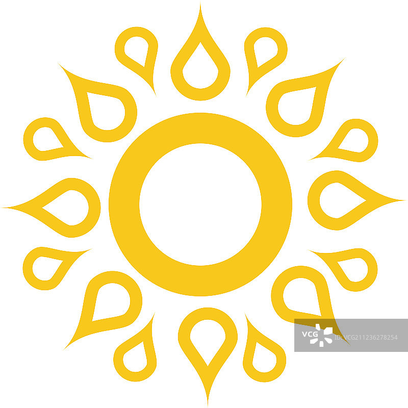 太阳标志模版图片素材