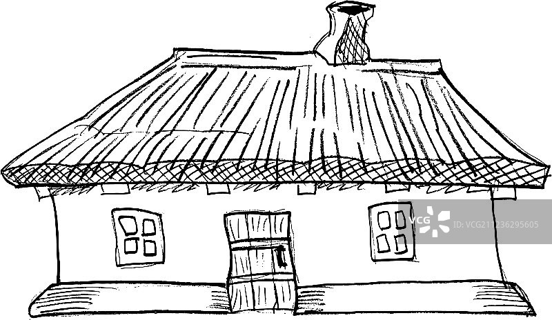 乌克兰传统房子图片素材