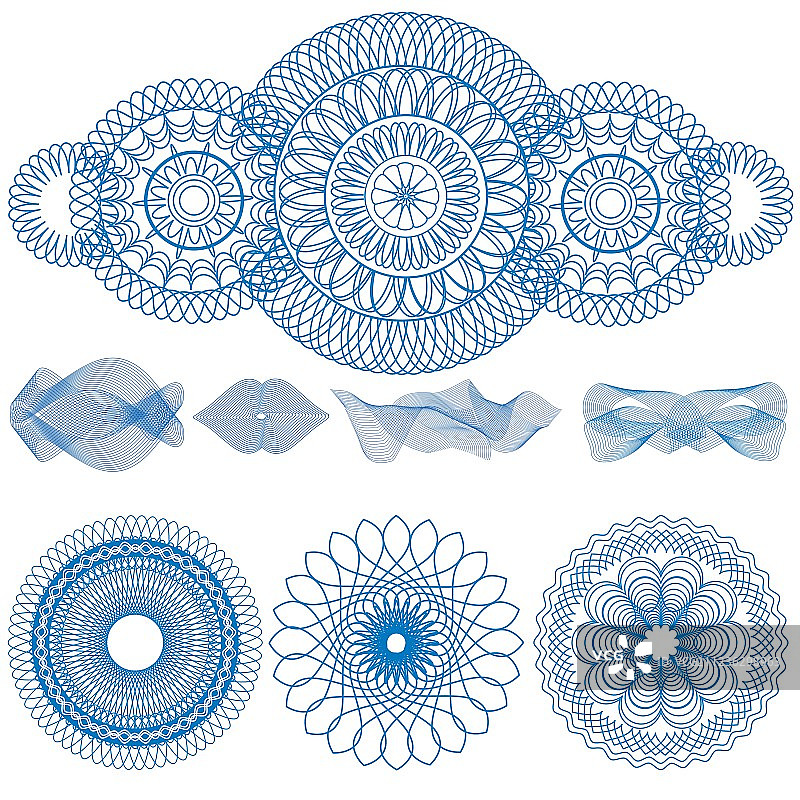 扭索饰玫瑰花饰图片素材