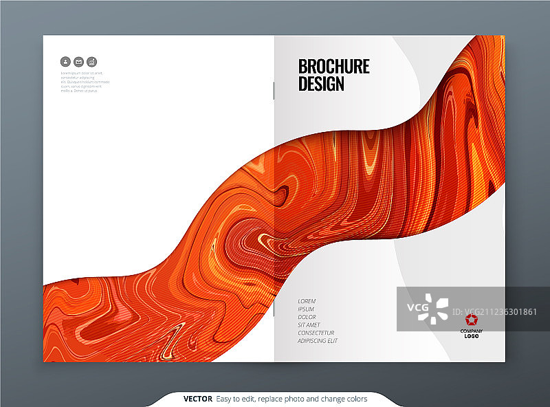 公司宣传册模板排版设计图片素材