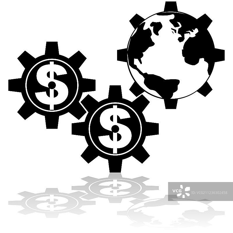 金钱驱动世界图片素材