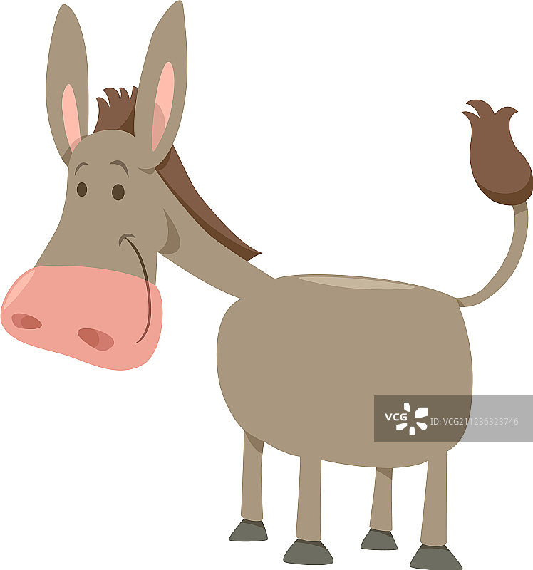 卡通驴农场动物图片素材